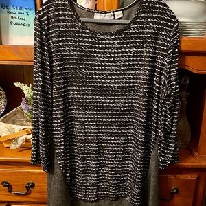Sag Harbor women’s xl tunic/shirt with 3/4 sleeves